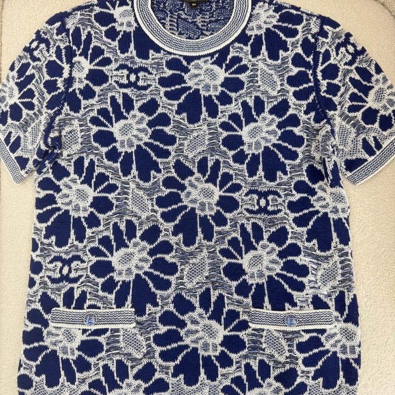 99新 未使用 Chanel 刺繡上衣 34碼-6