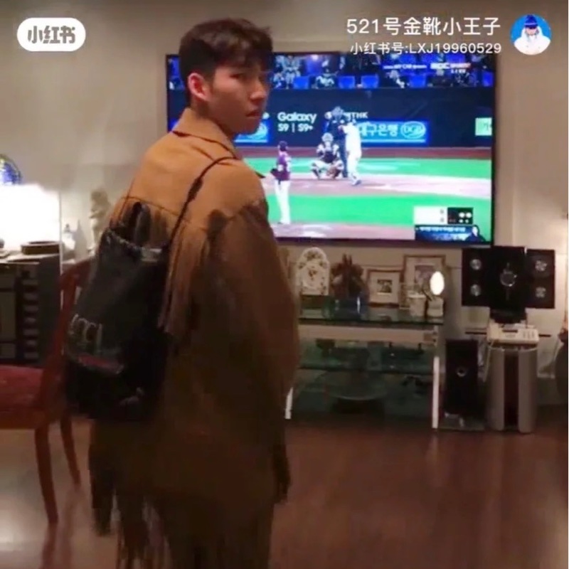 GUCCI PEINT 黑色 皮革 抽繩 後背包 雙肩包 手提包 側背包-3