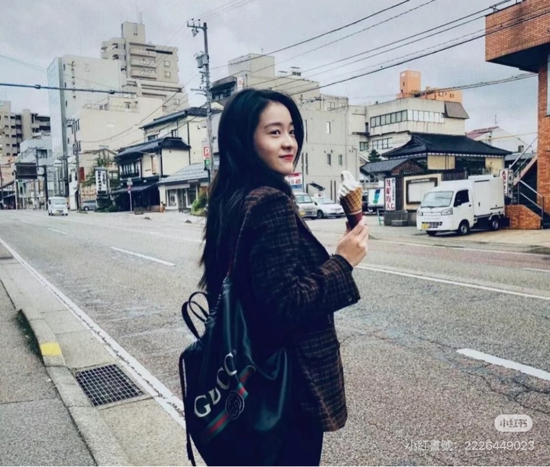 GUCCI PEINT 黑色 皮革 抽繩 後背包 雙肩包 手提包 側背包-4