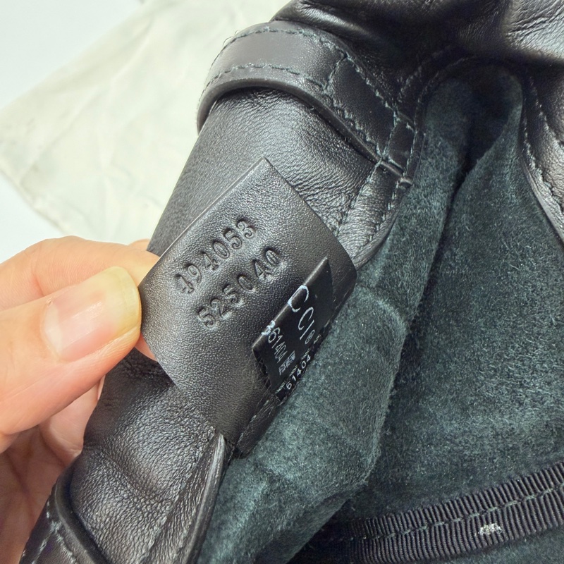 GUCCI PEINT 黑色 皮革 抽繩 後背包 雙肩包 手提包 側背包-26