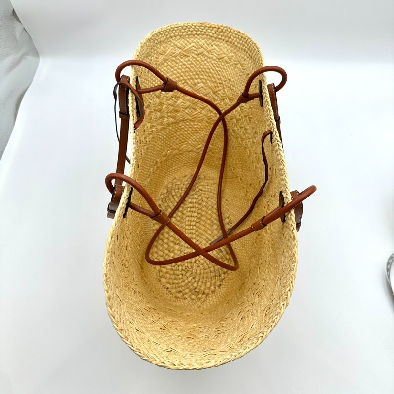 【美收精品】LOEWE 米色編織手提包 B-955【隔月月中將轉賣至日本 上架期限30天】-4