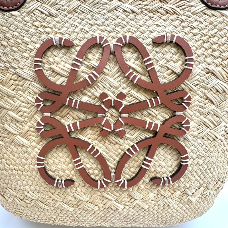 【美收精品】LOEWE 米色編織手提包 B-955【隔月月中將轉賣至日本 上架期限30天】-5