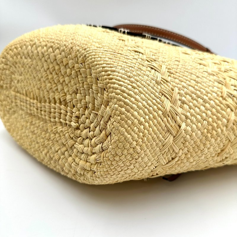 【美收精品】LOEWE 米色編織手提包 B-955【隔月月中將轉賣至日本 上架期限30天】-7
