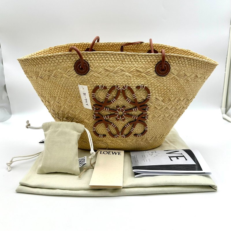 【美收精品】LOEWE 米色編織手提包 B-955【隔月月中將轉賣至日本 上架期限30天】-14