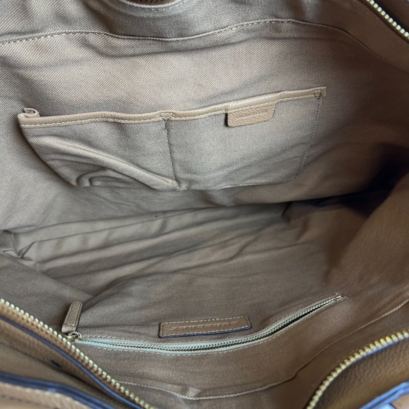 BURBERRY 棕色皮革兩用托特包-5