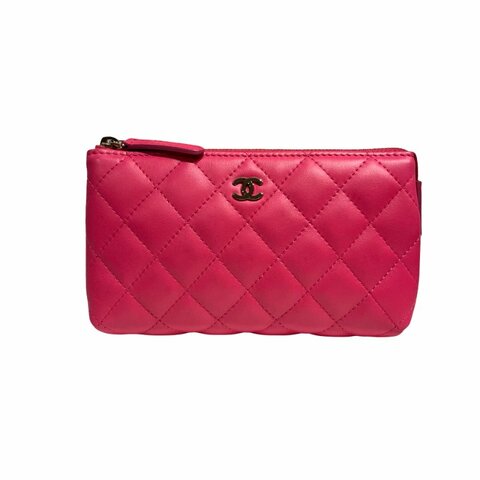 CHANEL LAMBSKIN CLUTCH
