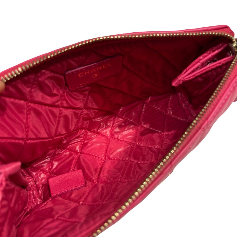 CHANEL LAMBSKIN CLUTCH-10