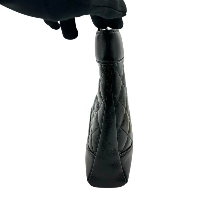 【美收精品】Chanel 油蠟羊皮淡金雙鍊手提斜背包 B-957【隔月月中將轉賣至日本 上架期限30天】-2