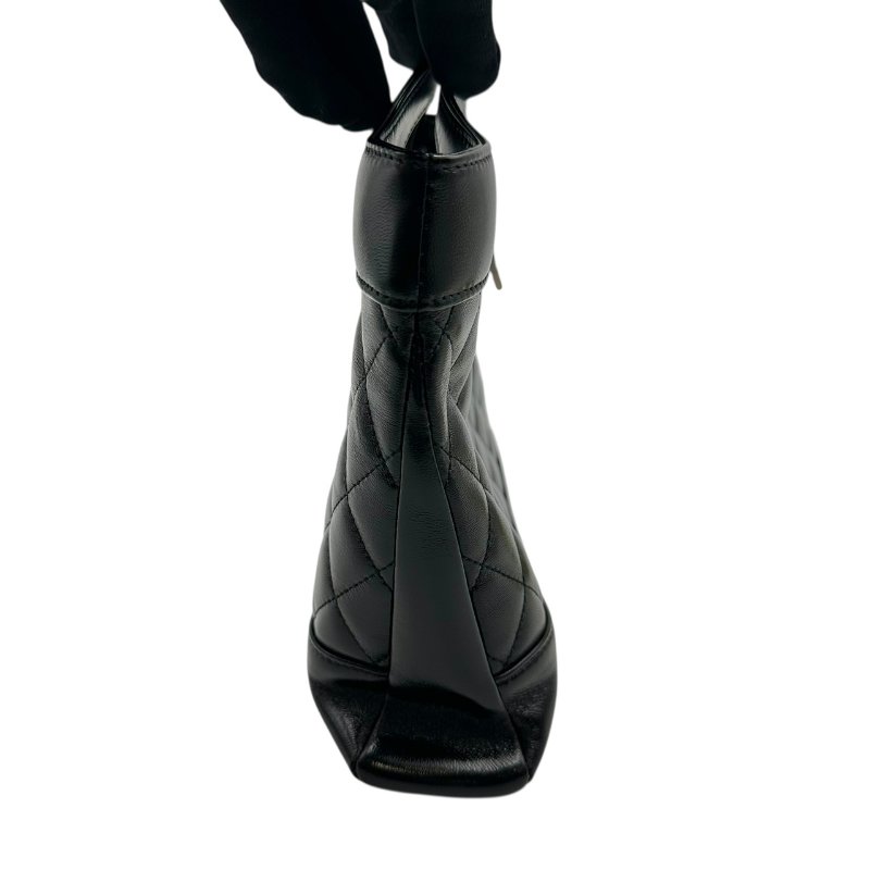 【美收精品】Chanel 油蠟羊皮淡金雙鍊手提斜背包 B-957【隔月月中將轉賣至日本 上架期限30天】-3