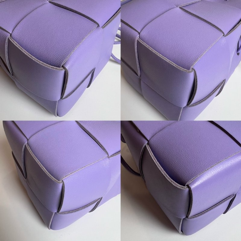 BV 薰衣草紫大編織2*3水桶包-7