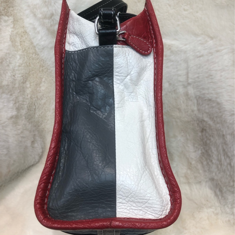 Balenciaga 黑紅灰藍色小Tote Bag 2 Way XB899-3