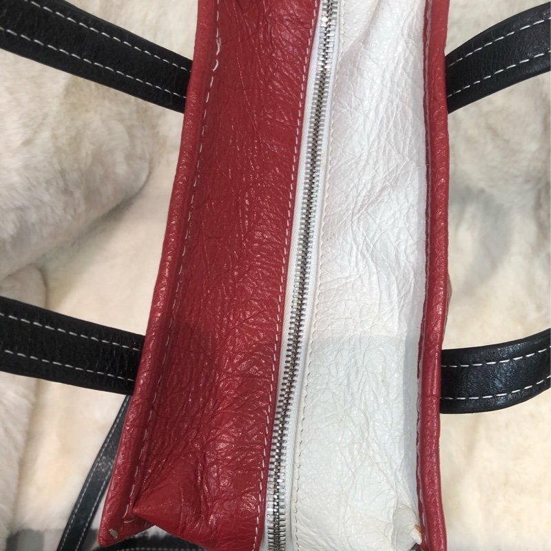 Balenciaga 黑紅灰藍色小Tote Bag 2 Way XB899-6