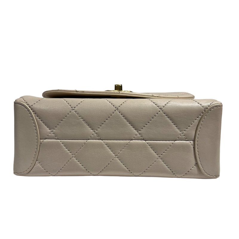 CHANEL LAMBSKIN TRENDY SPIRIT TOP HANDLE CHAIN SHOULDER BAG-7