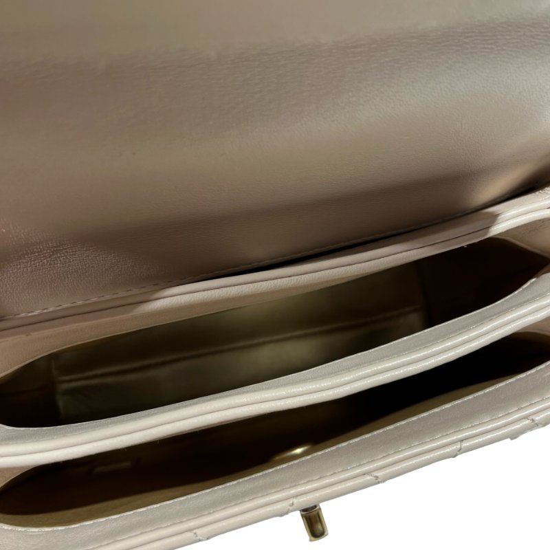 CHANEL LAMBSKIN TRENDY SPIRIT TOP HANDLE CHAIN SHOULDER BAG-10