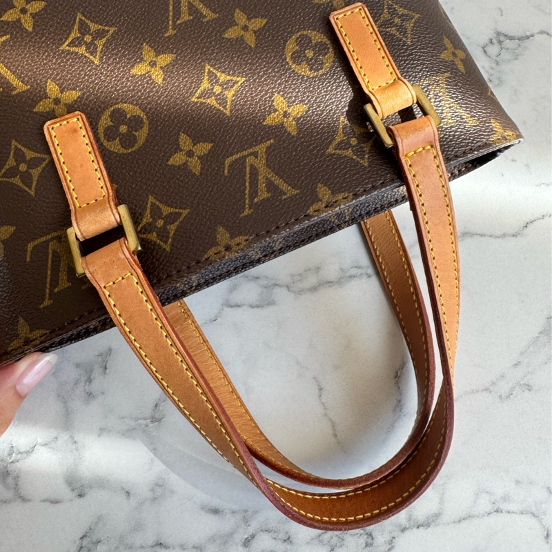 LV花紋薇薇安菜籃子pm 絕版買不到了-11