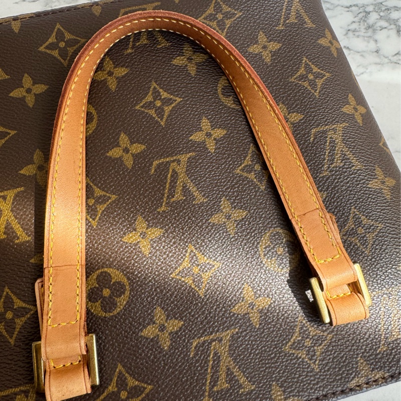 LV花紋薇薇安菜籃子pm 絕版買不到了-23