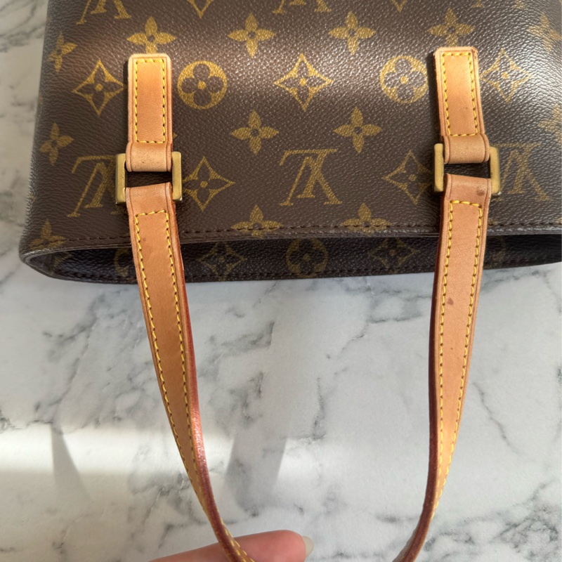 LV花紋薇薇安菜籃子pm 絕版買不到了-34