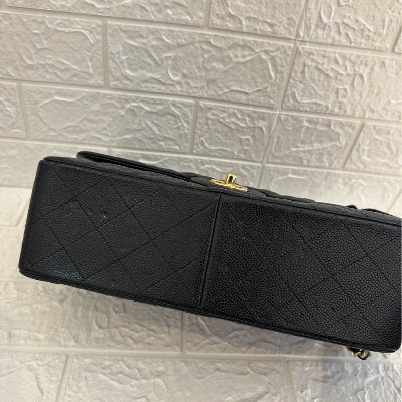 CHANEL 黑荔枝金雙C JUMBO 超級划算價格-8