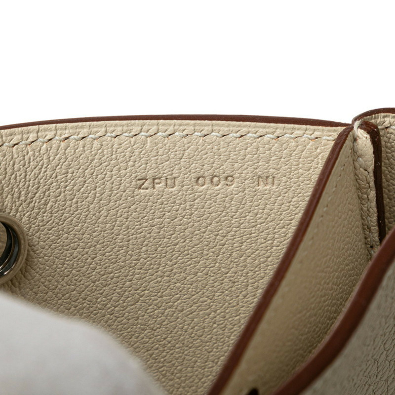 愛馬仕 Hermès Perspective Cavaliere 白色 Togo 皮革獵裝肩背包,女士款-9