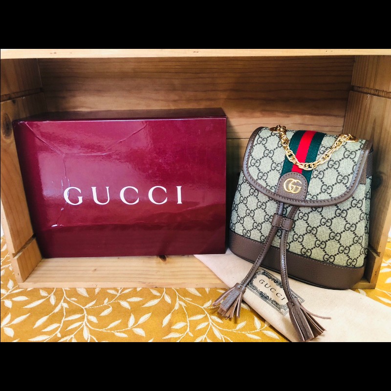 Gucci 秋冬迷你後背包 近新品-0