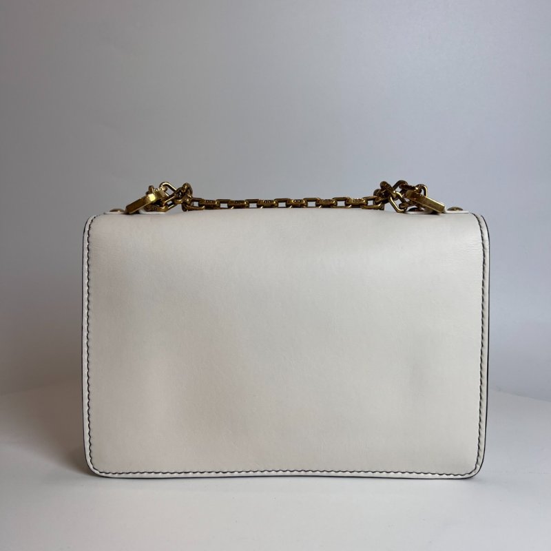 DIOR 白皮革Jadior鍊條包-1