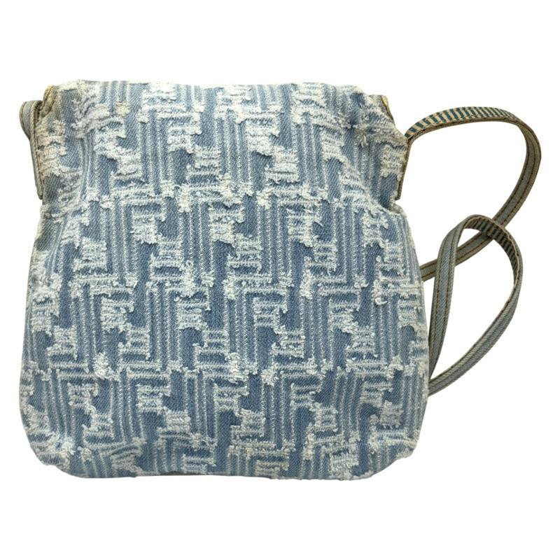 單寧斜背包 【FENDI 芬迪】 8BT075-2