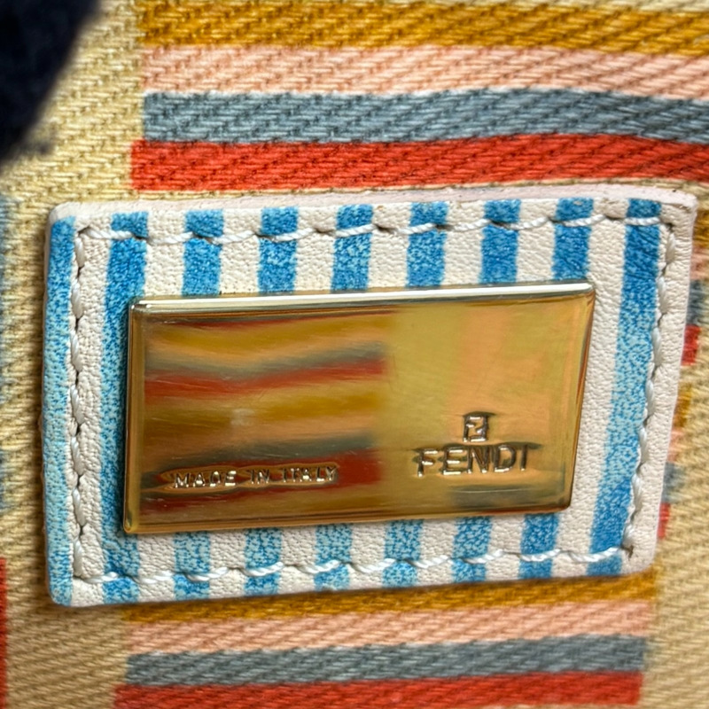 單寧斜背包 【FENDI 芬迪】 8BT075-6