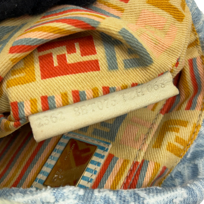 單寧斜背包 【FENDI 芬迪】 8BT075-9