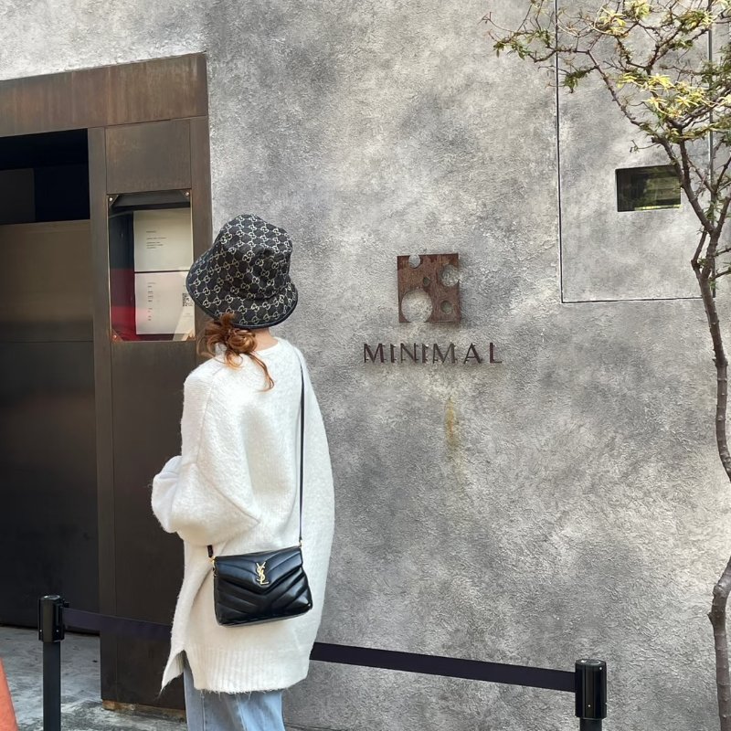 YSL Loulou toy方胖子 - 迷你黑金-1