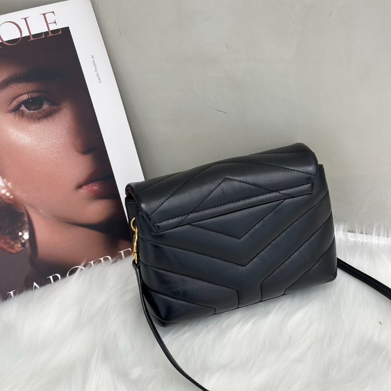 YSL Loulou toy方胖子 - 迷你黑金-3