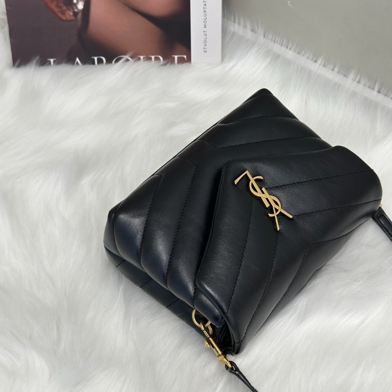 YSL Loulou toy方胖子 - 迷你黑金-4