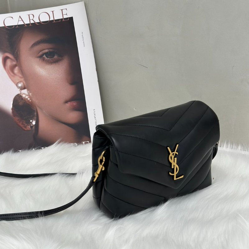 YSL Loulou toy方胖子 - 迷你黑金-5