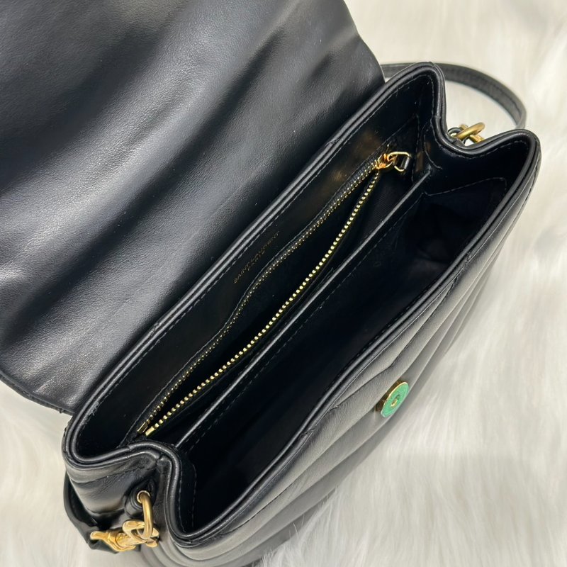 YSL Loulou toy方胖子 - 迷你黑金-6