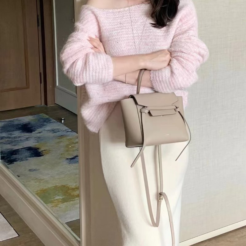 CELINE Belt 鯰魚包 - nano奶茶-8