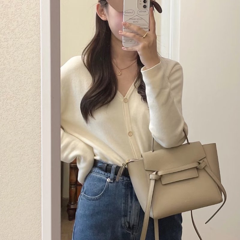 CELINE Belt 鯰魚包 - nano奶茶-9