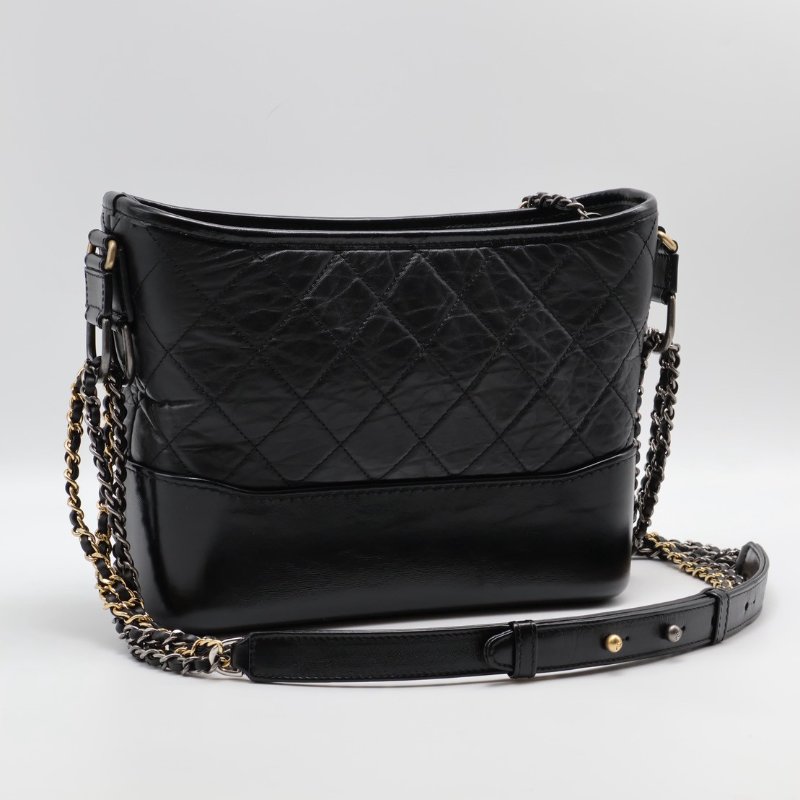 CHANEL 雙鍊條流浪包 - 新中號黑29開-2