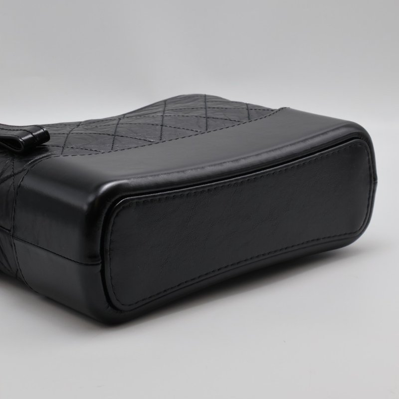 CHANEL 雙鍊條流浪包 - 新中號黑29開-6