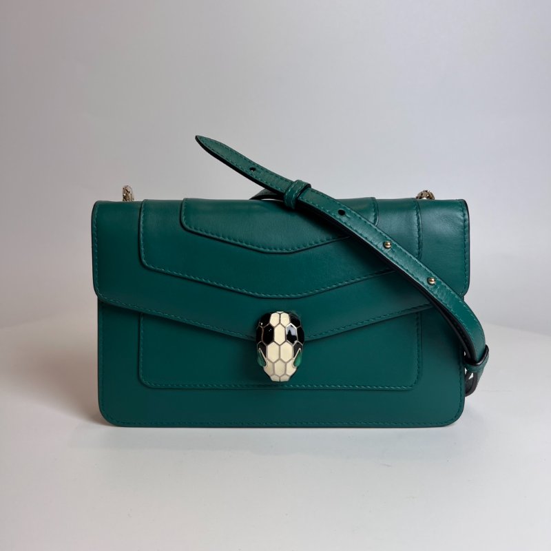 BVLGARI 綠蛇頭包-0