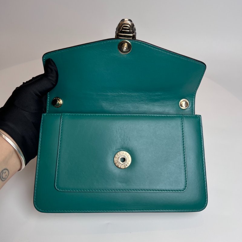 BVLGARI 綠蛇頭包-5