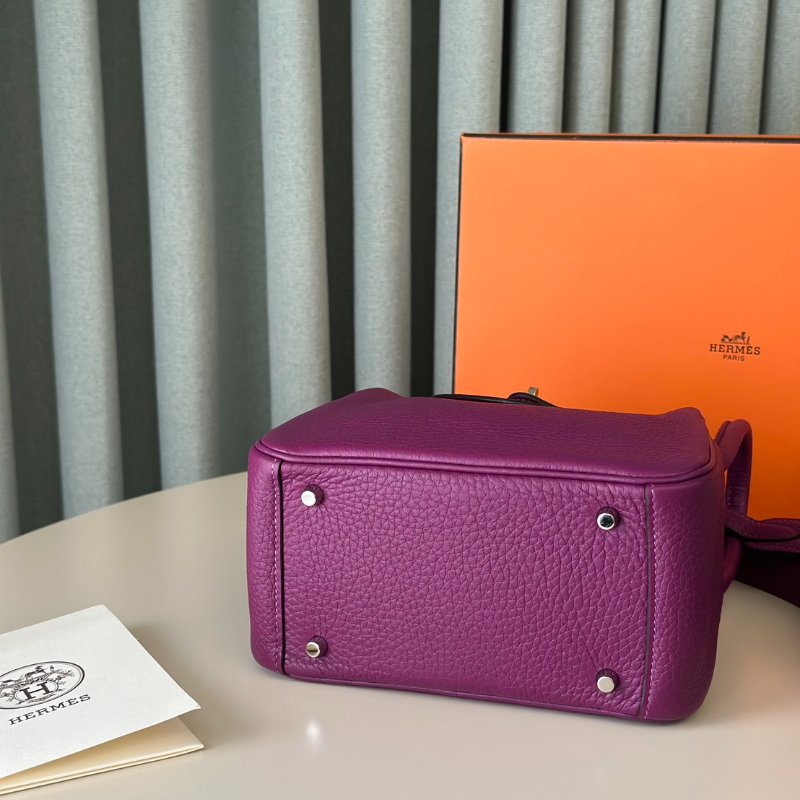 HERMES Mini lindy - 海葵紫銀 U-5