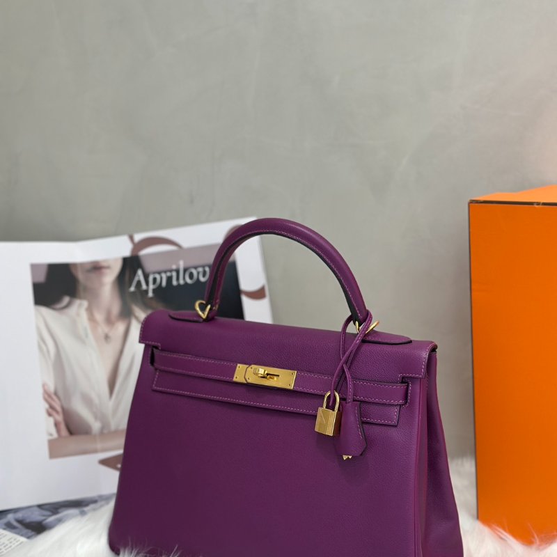 HERMES Kelly 32 - 海葵紫金 Y-2