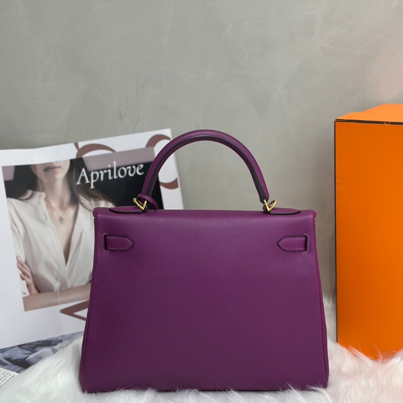 HERMES Kelly 32 - 海葵紫金 Y-3