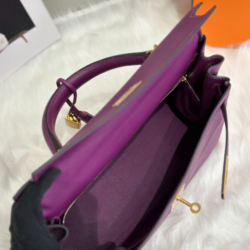 HERMES Kelly 32 - 海葵紫金 Y-5