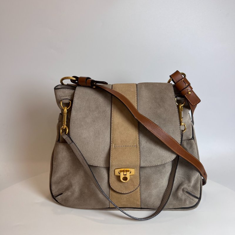 CHLOE 麂皮LEXA包-0