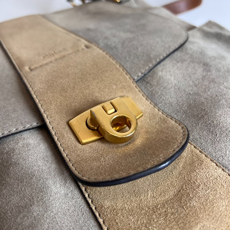 CHLOE 麂皮LEXA包-11