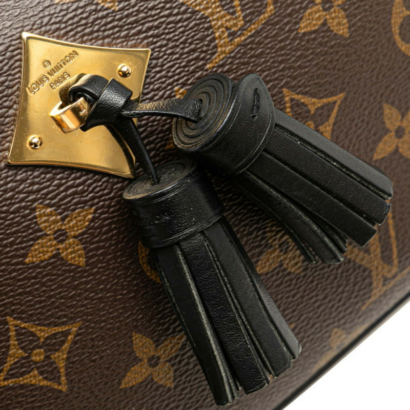 路易威登 Monogram Saintonge 手提包/單肩包 M43555 Noir 黑色棕色皮革 女士 LOUIS VUITTON-6