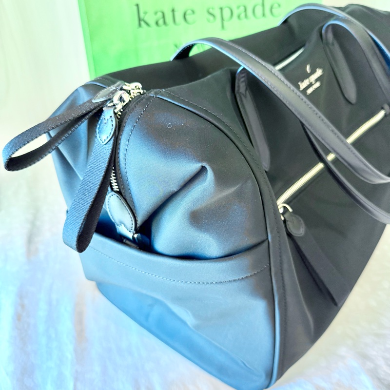 Kate Spade 黑色大型旅行袋— 全新、附包裝與標籤(吊牌已拆)-2
