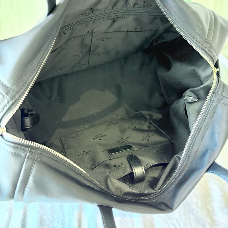 Kate Spade 黑色大型旅行袋— 全新、附包裝與標籤(吊牌已拆)-5