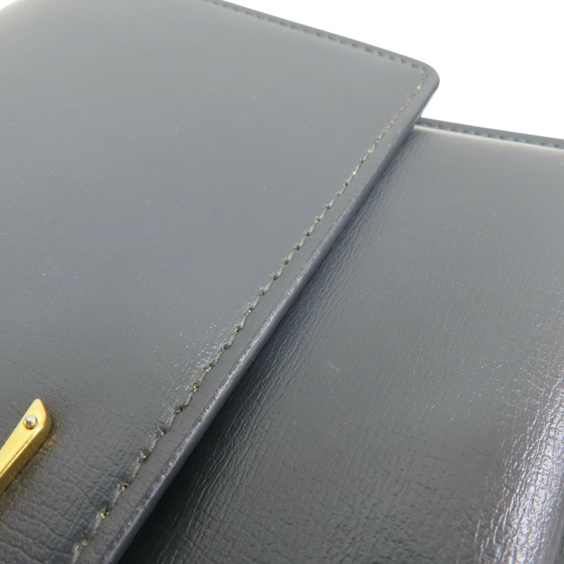 灰色 牛皮 鏈帶肩背包【SAINT LAURENT 聖羅蘭】-14