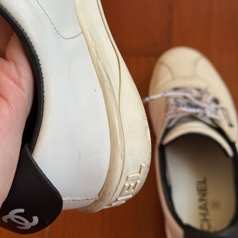 Chanel 二手小白鞋 尺寸:37 裸鞋-45